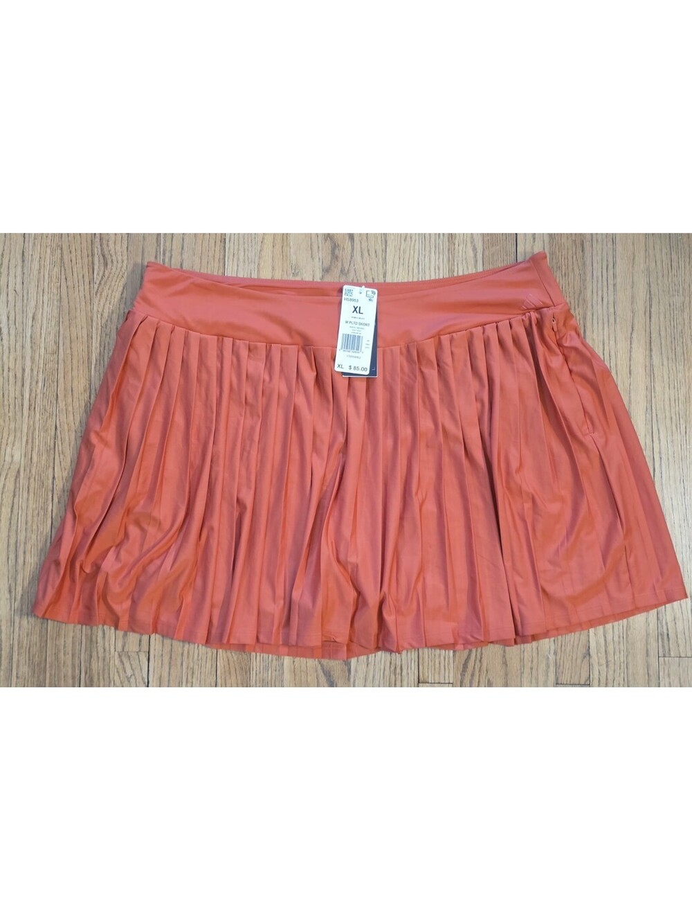 Adidas Pleated Skort Red/Orange Women’s XL Athletic Pickleball Tennis Golf